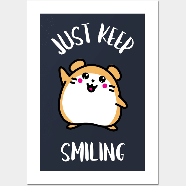 Just Keep Smiling Design Wall Art by ArtPace